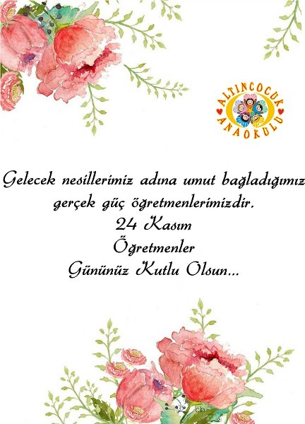 ÖĞRETMENLER GÜNÜ KUTLU OLSUN